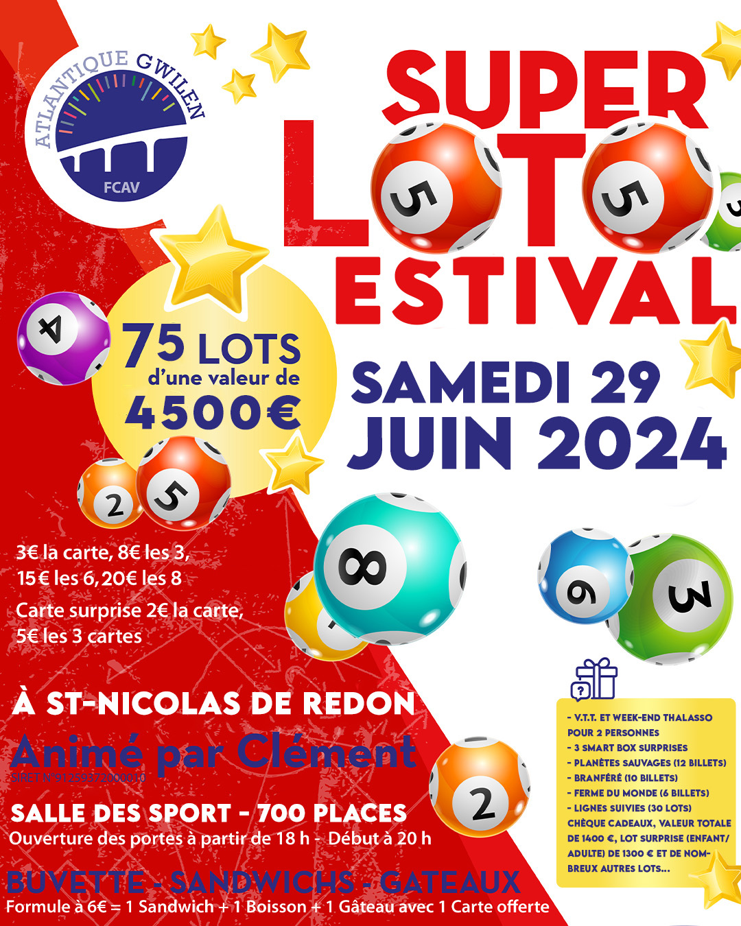 Affiche loto estival